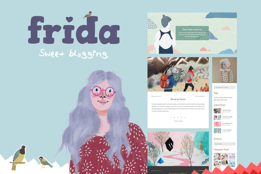 162816284-1.jpg Frida - A Sweet & Classic Blog Theme - Görsel 1