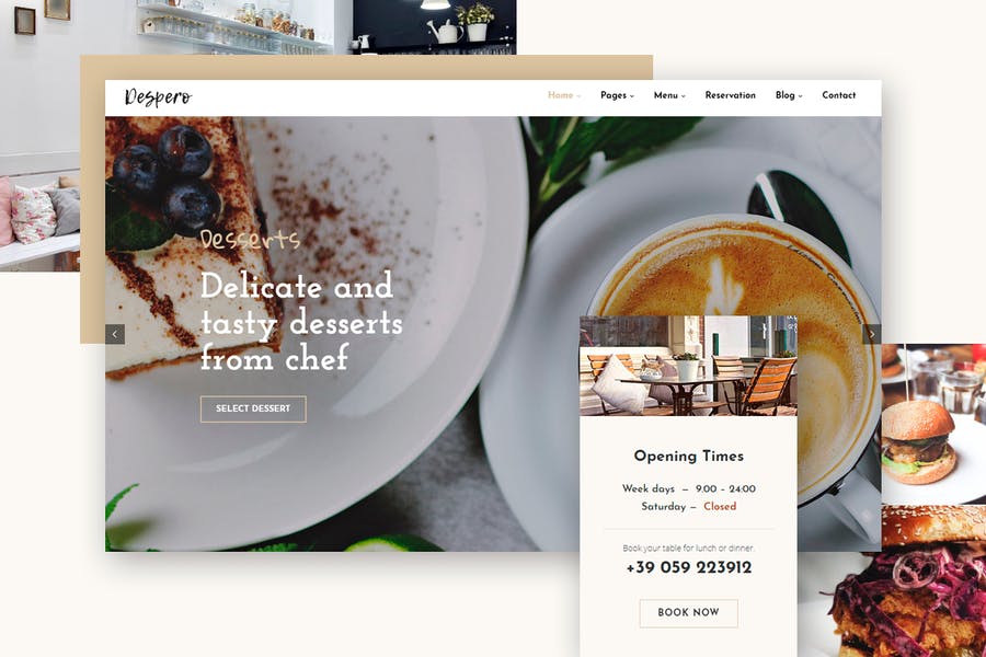 198072750-1.jpg Despero Cafe & Restaurant WordPress Theme - Görsel 1