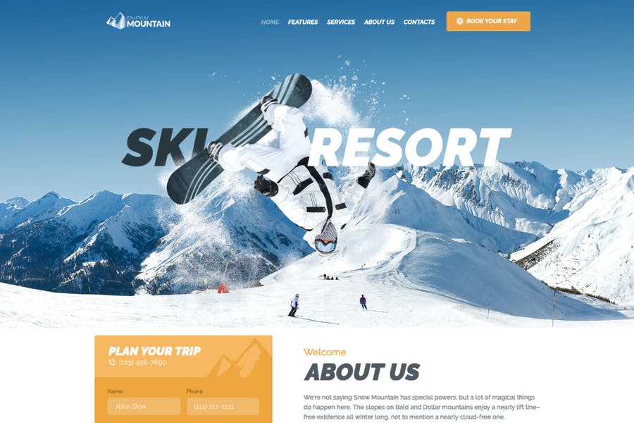 232854966-1.jpg Snow Mountain | Ski Resort & Snowboard School WP - Görsel 1