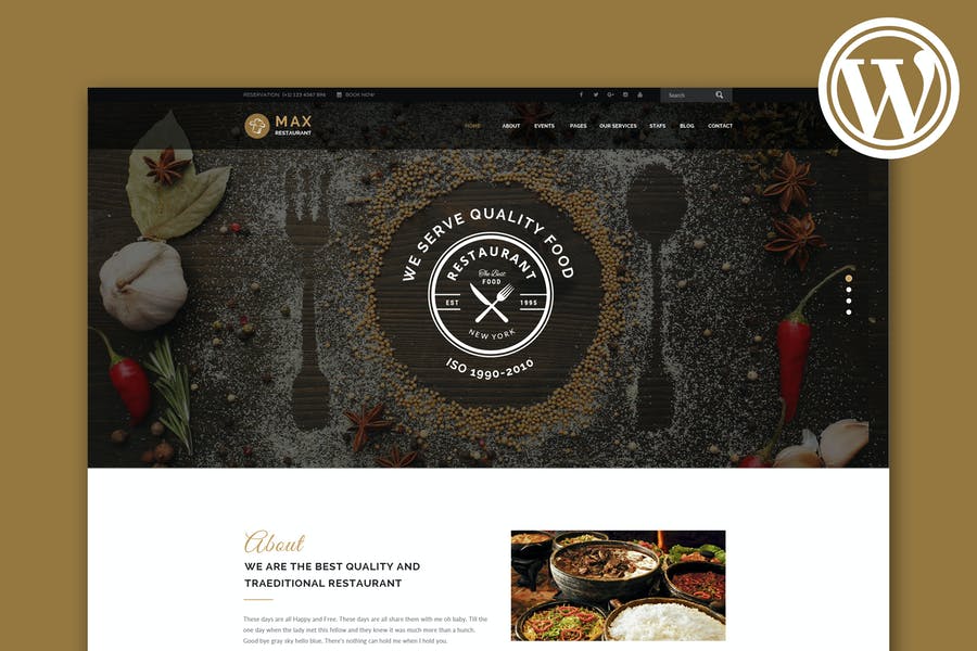 244949799-1.jpg Restaurant - Responsive WordPress Theme - Görsel 1