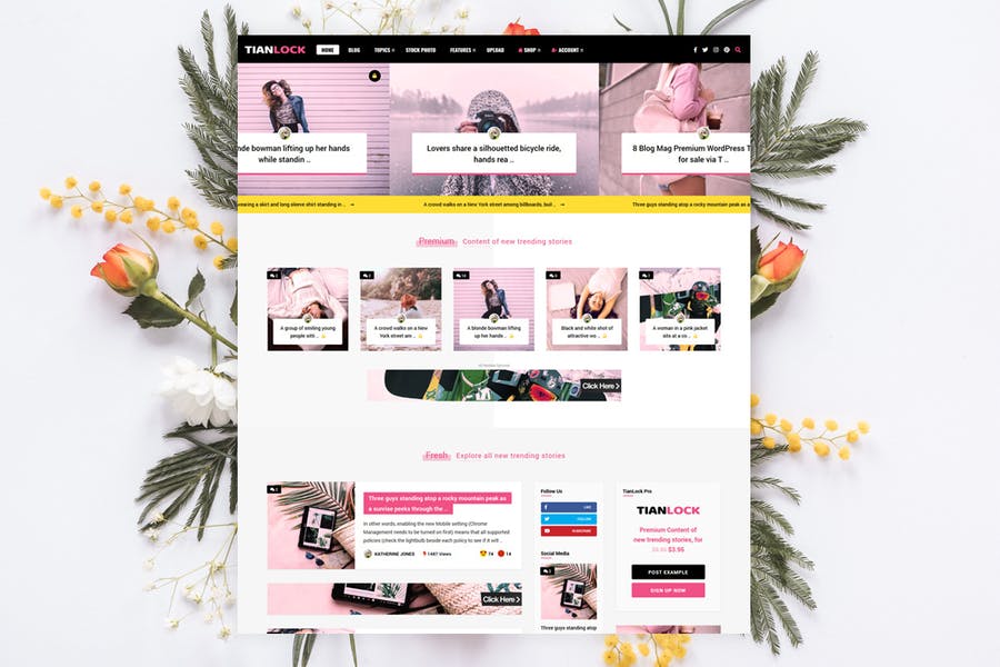 364275104-1.jpg TianLock - Restrict Content Pro / Membership Theme - Görsel 1