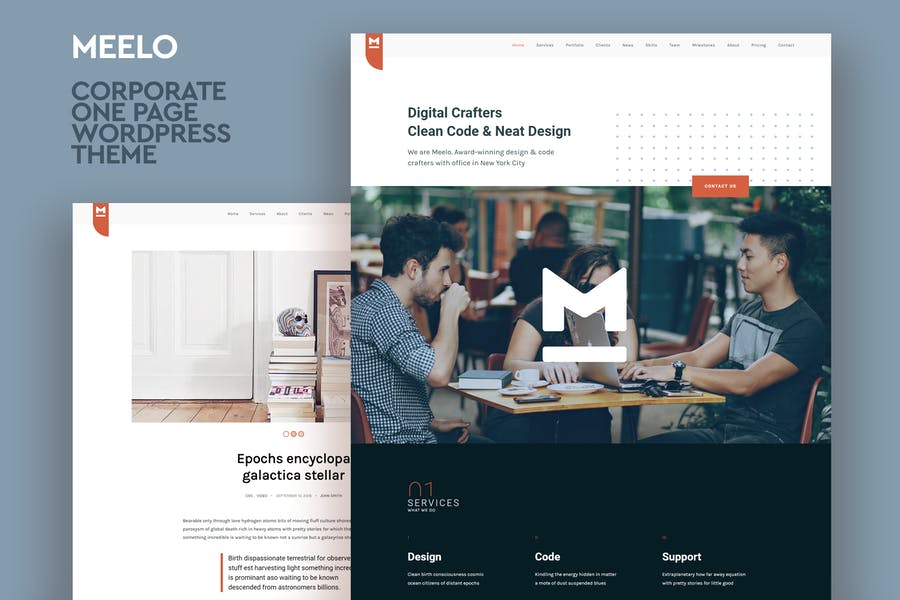 3737139-1.jpg Meelo - Corporate One Page WordPress Theme - Görsel 1