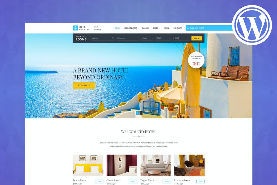 52648014-1.jpg Hotel Booking - Wordpress Theme for Hotels - Görsel 1