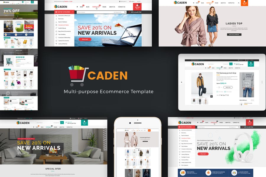 533537243-1.jpg Caden - Mega Store Responsive WordPress Theme - Görsel 1