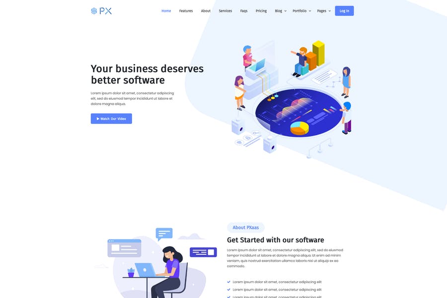 57044624-1.jpg PXaas - App & Software Landing Page Theme - Görsel 1