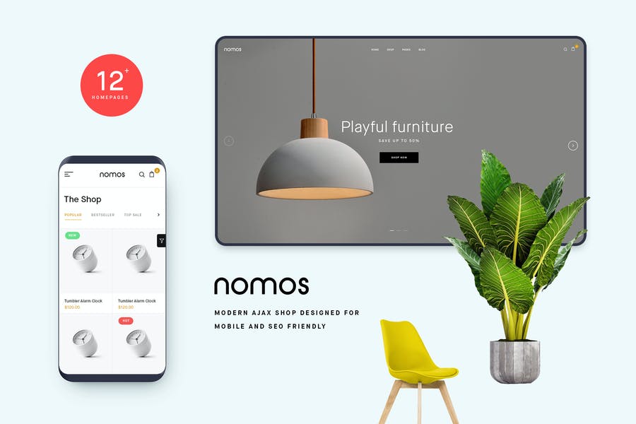 644952832-1.jpg Nomos - Modern AJAX Shop Designed For Mobile And S - Görsel 1