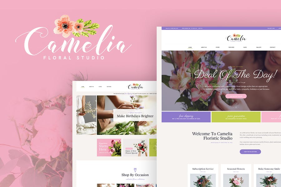 694953140-1.jpg Camelia - A Floral Studio WordPress Theme - Görsel 1