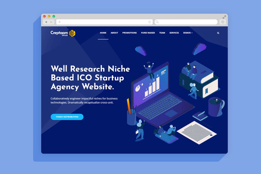 812817209-1.jpg Creptaam - Bitcoin, ICO Landing and Cryptocurrency - Görsel 1