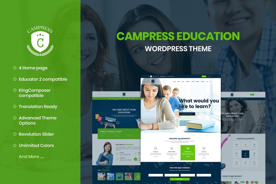 900697443-1.jpg Campress - Education, Courses WordPress Theme - Görsel 1