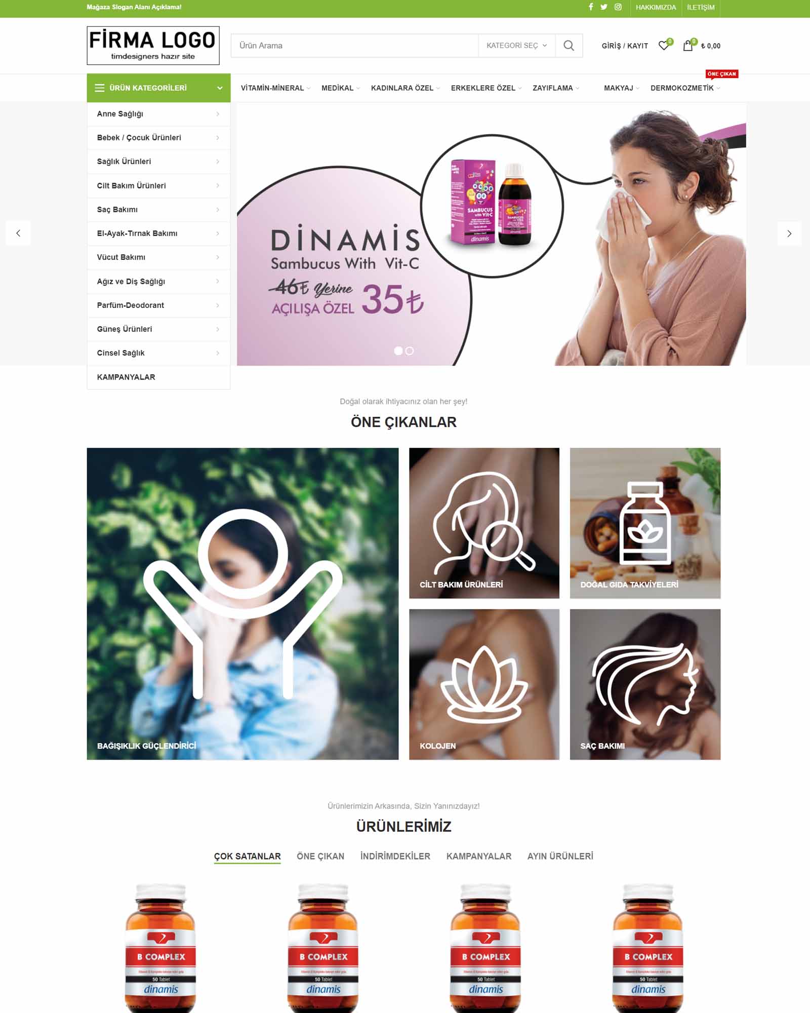 ECzane-eticaret.jpg Hazır E-Ticaret - Eczane Sitesi - Görsel 1