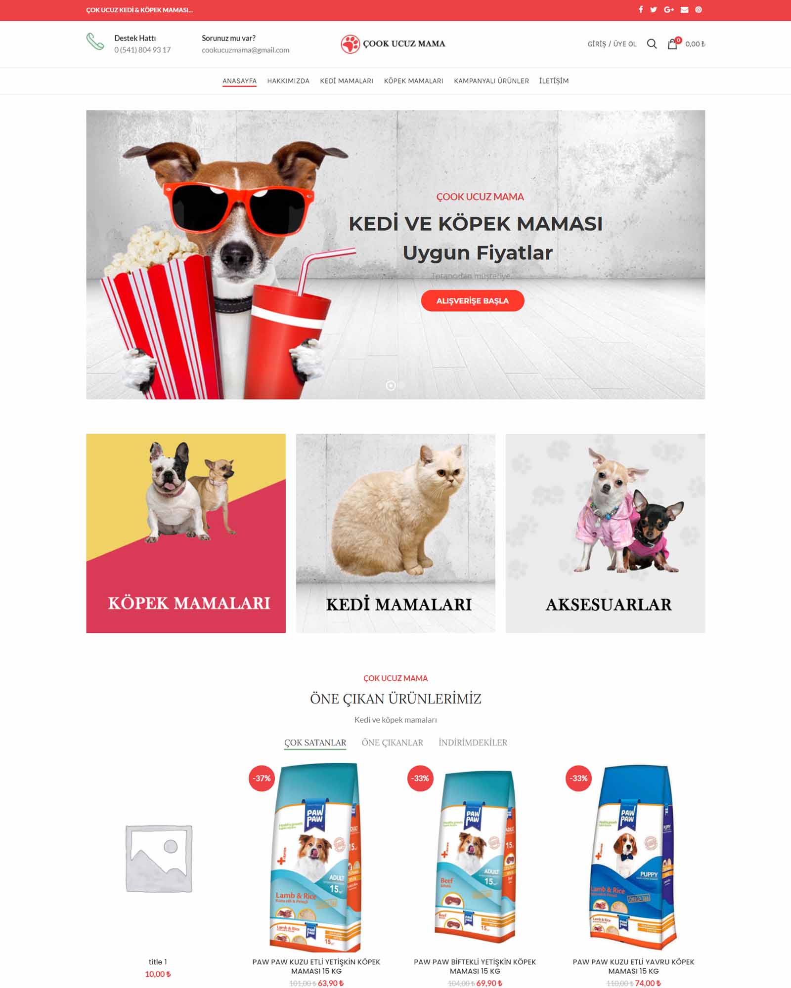 eticaret18.jpg 15-Hazır E-Ticaret Sitesi - Pet Shop - Görsel 1