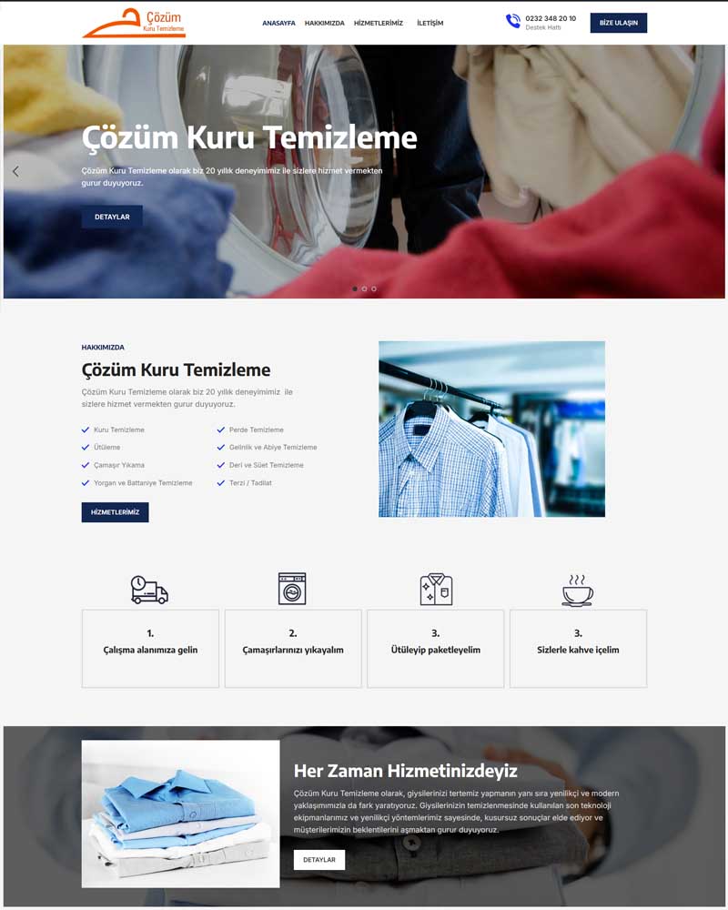 hazir-kuru-temizleme-web-sitesi Omega Web Tasarım olarak sunduğumuz web sitesi yenileme hizmeti, sadece "görsel bir makyaj" değil; hız, güvenlik, kullanıcı deneyimi (UX) ve SEO odaklı bir dijital dönüşüm operasyonudur.